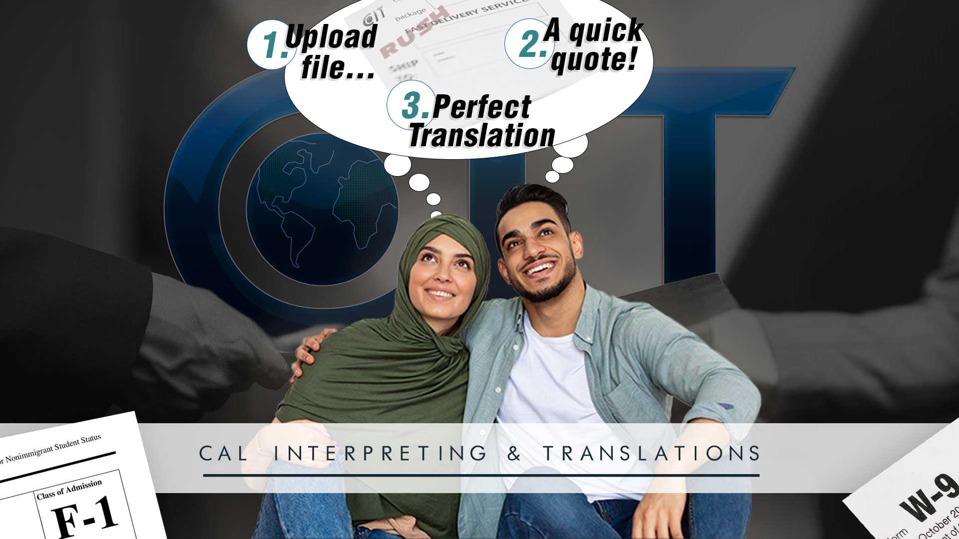 CIT provides the best certified document translation services in over 200 languages to English